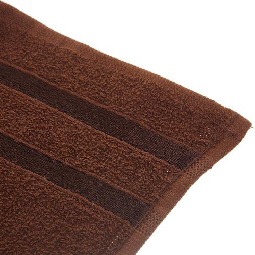 Полотенце махровое 5090см LUNA цвет темно-коричневый 04040 плотность 360грм2_5