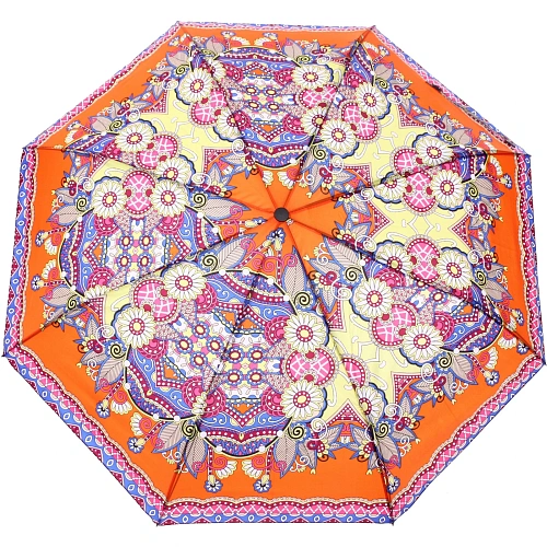 Зонт женский полуавтомат Фиора, микс 6 цветов, 8 спиц, d-100см, длина в слож виде 30см_11