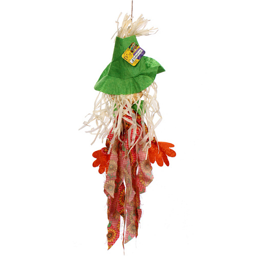 Фигура садовая Пугало - Флора в салатовой шляпе 60 см ДоброСад_3