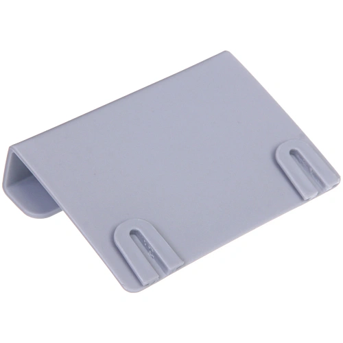 Корзина для мусора подвесная 26х20х32 серая с крышкой_11