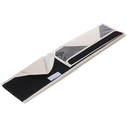 Кофр - органайзер для хранения вещей с прозрачной крышкой УЮТДОМА, цвет черный, 6 отделений, 322312см_6