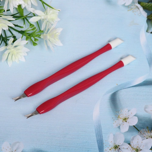 Триммер с пушером для удаления кутикулы , цвет микс, 11см_3