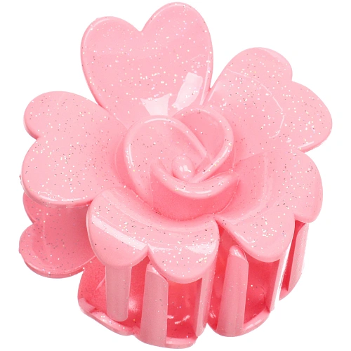 Заколка - краб для волос AKS - SALVATORE, микс 6 цветов, роза, 77см _11