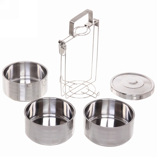 Контейнер для продуктов металлический 13,519,5см 3 уровня, термо_5