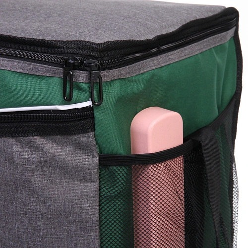 Термосумка 32 л, 402532 см, WM799-4, серый-зелёный_8
