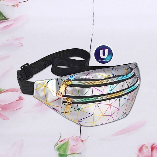 Сумка на пояс Harizma, цвет серебро, 3112 см_3